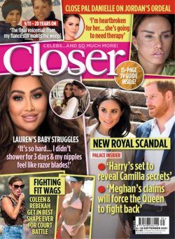 Closer UK – 08 September 2021