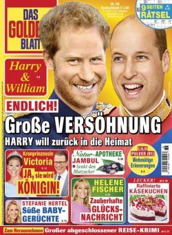 Das Goldene Blatt – 04 September 2021