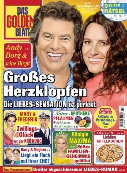 Das Goldene Blatt – 11 September 2021