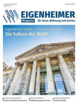 Eigenheimer aktuell – September 2021