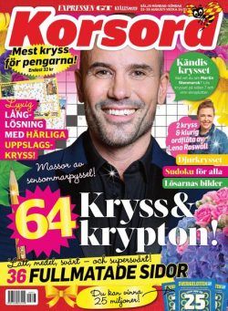 Korsord – 23 augusti 2021