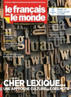 Le francais dans le monde – juillet 2021