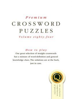 Premium Crosswords – August 2021