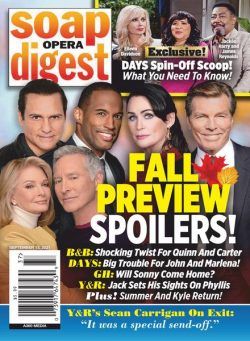 Soap Opera Digest – September 13, 2021