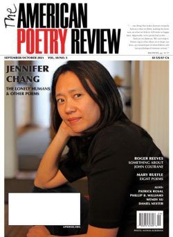 The American Poetry Review – September-October 2021