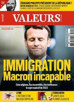 Valeurs Actuelles – 26 aout 2021