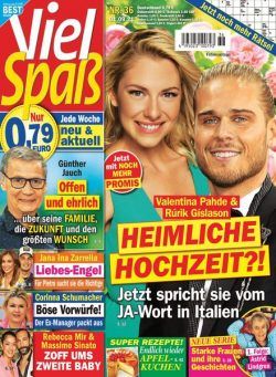 Viel Spass – 01 September 2021