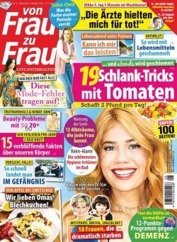 von Frau zu Frau – 01 September 2021