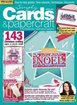 Simply Cards & Papercraft – Issue 222 – September 2021