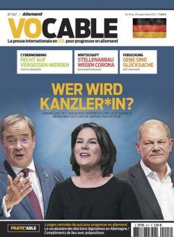 Vocable Allemand – 16 Septembre 2021