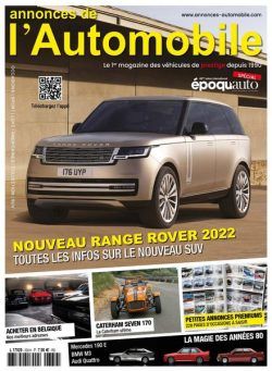 Annonces Automobile – Novembre 2021