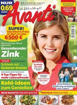 Avanti – 03 November 2021