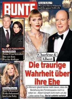 BUNTE – 04 November 2021