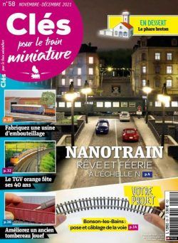 Cles pour le train miniature – novembre-decembre 2021