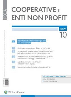 Cooperative e enti non profit – Ottobre 2021