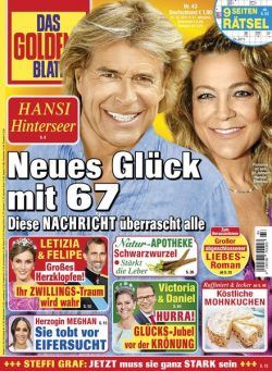 Das Goldene Blatt – 23 Oktober 2021