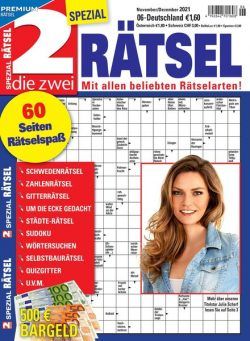 Die 2 Spezial Ratsel – November 2021