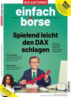 einfach bOrse – August 2021