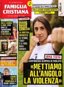 Famiglia Cristiana – 28 Novembre 2021