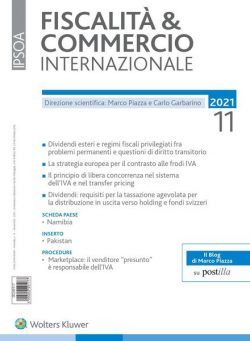 Fiscalita & Commercio Internazionale – Novembre 2021