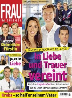 Frau im Spiegel – 29. September 2021