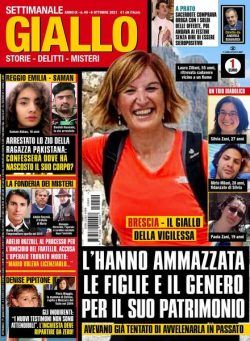 Giallo – 6 Ottobre 2021