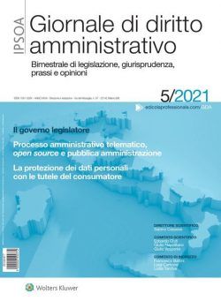 Giornale di diritto amministrativo – N5 2021