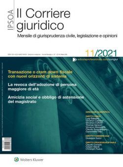 Il Corriere Giuridico – Novembre 2021