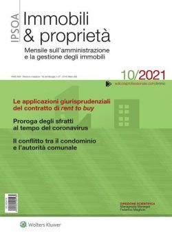 Immobili & proprieta – Ottobre 2021