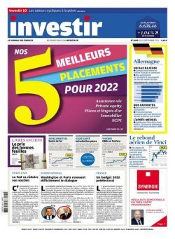 Investir – 25 Septembre 2021