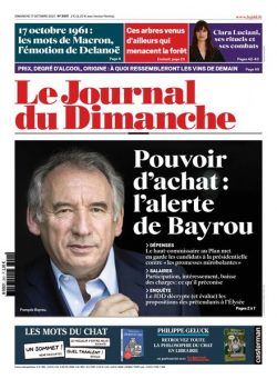 Le Journal du Dimanche – 17 octobre 2021