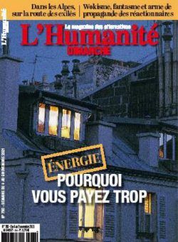 L’Humanite Dimanche – 4 Novembre 2021