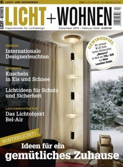 Licht + Wohnen – Dezember 2019