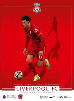 Liverpool FC Programmes – vs Brighton & Hove Albion – 30 October 2021