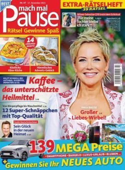 Mach mal Pause – 17 November 2021