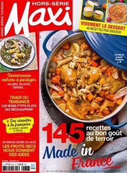 Maxi – Hors-Serie Cuisine – Novembre-Decembre 2021