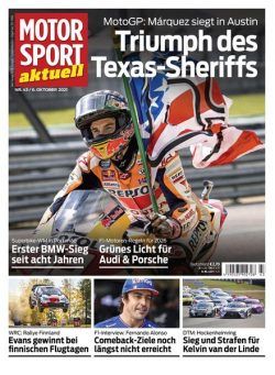 MOTORSPORT aktuell – 05 Oktober 2021