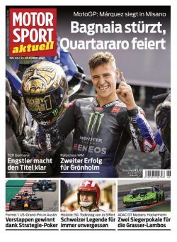 MOTORSPORT aktuell – 26 Oktober 2021