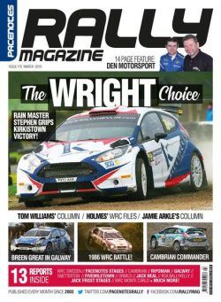 Pacenotes Rally Magazine – Issue 175 – March 2019