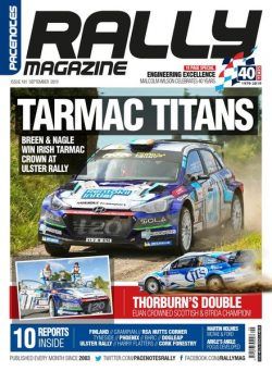 Pacenotes Rally Magazine – Issue 181 – September 2019