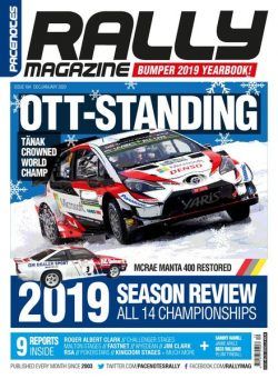 Pacenotes Rally Magazine – Issue 184 – December 2019 – January 2020