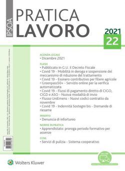 Pratica Lavoro – 13 Novembre 2021