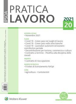 Pratica Lavoro – 16 Ottobre 2021