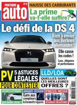 Pratique Auto – Novembre 2021 – Janvier 2022