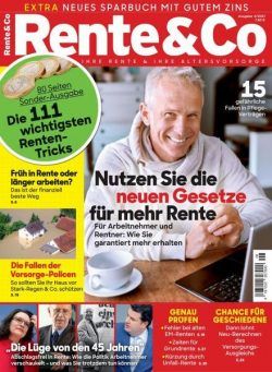 Rente & Co – 13 Oktober 2021