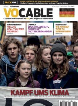 Vocable Allemand – 28 Octobre 2021