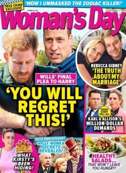 Woman’s Day Australia – October 25, 2021