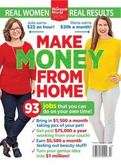 Woman’s World – Make Money From Home – September 2021