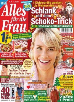 Alles fur die Frau – 03 Dezember 2021