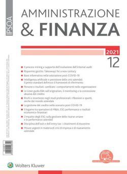 Amministrazione & Finanza – Dicembre 2021